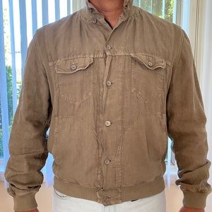 Dolce & Gabbana bomber jacket, Made in Italy, 100% linen